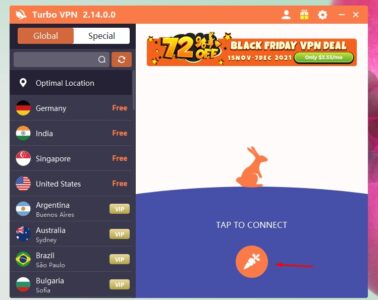 تحميل برنامج TurboVPN 2022