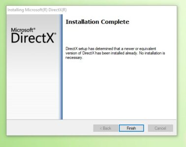 تشغيل برنامج DirectX 12