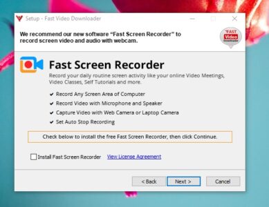 مميزات برنامج Fast Video Downloader